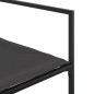 vidaXL 7-tlg. Garten-Essgruppe mit Kissen Schwarz Textilene vidaXL 7-tlg. Garten-Essgruppe mit Kissen Schwarz Textilene