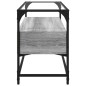 vidaXL TV-Schrank mit Glasplatte Grau Sonoma 98x35x51 cm Holzwerkstoff vidaXL TV-Schrank mit Glasplatte Grau Sonoma 98x35x51 cm Holzwerkstoff
