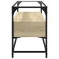 vidaXL TV-Schrank mit Glasplatte Sonoma-Eiche 98x35x51cm Holzwerkstoff vidaXL TV-Schrank mit Glasplatte Sonoma-Eiche 98x35x51cm Holzwerkstoff