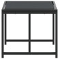 vidaXL Gartenhocker 4 Stk. Schwarz Stahl und Textilene vidaXL Gartenhocker 4 Stk. Schwarz Stahl und Textilene