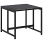vidaXL Gartenhocker 4 Stk. Schwarz Stahl und Textilene vidaXL Gartenhocker 4 Stk. Schwarz Stahl und Textilene