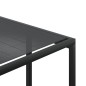 vidaXL Gartenhocker 4 Stk. Schwarz Stahl und Textilene vidaXL Gartenhocker 4 Stk. Schwarz Stahl und Textilene