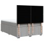 vidaXL Boxspringbett mit Matratze Hellgrau 140x200 cm Stoff vidaXL Boxspringbett mit Matratze Hellgrau 140x200 cm Stoff