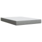 vidaXL Boxspringbett mit Matratze Hellgrau 140x200 cm Stoff vidaXL Boxspringbett mit Matratze Hellgrau 140x200 cm Stoff