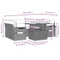 vidaXL 7-tlg. Garten-Sofagarnitur mit Kissen Beige Poly Rattan vidaXL 7-tlg. Garten-Sofagarnitur mit Kissen Beige Poly Rattan