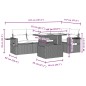 vidaXL 6-tlg. Garten-Sofagarnitur mit Kissen Beige Poly Rattan vidaXL 6-tlg. Garten-Sofagarnitur mit Kissen Beige Poly Rattan