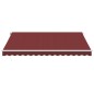 vidaXL Markise Manuell Weinrot 400x300 cm vidaXL Markise Manuell Weinrot 400x300 cm