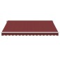 vidaXL Markise Automatisch Weinrot 400x300 cm vidaXL Markise Automatisch Weinrot 400x300 cm