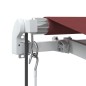 vidaXL Markise Automatisch Weinrot 400x300 cm vidaXL Markise Automatisch Weinrot 400x300 cm