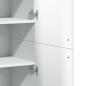 vidaXL Highboard Weiß 80x35x180 cm Holzwerkstoff vidaXL Highboard Weiß 80x35x180 cm Holzwerkstoff