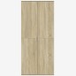 vidaXL Highboard Sonoma-Eiche 80x35x180 cm Holzwerkstoff vidaXL Highboard Sonoma-Eiche 80x35x180 cm Holzwerkstoff