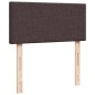 vidaXL Boxspringbett mit Matratze Dunkelbraun 80x200 cm Stoff vidaXL Boxspringbett mit Matratze Dunkelbraun 80x200 cm Stoff