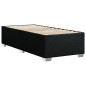 vidaXL Boxspringbett mit Matratze Schwarz 90x200 cm Stoff vidaXL Boxspringbett mit Matratze Schwarz 90x200 cm Stoff
