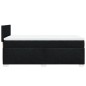 vidaXL Boxspringbett mit Matratze Schwarz 90x200 cm Stoff vidaXL Boxspringbett mit Matratze Schwarz 90x200 cm Stoff