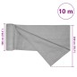 vidaXL Zaunblende Hellgrau 2x10 m HDPE 150 g/m² vidaXL Zaunblende Hellgrau 2x10 m HDPE 150 g/m²