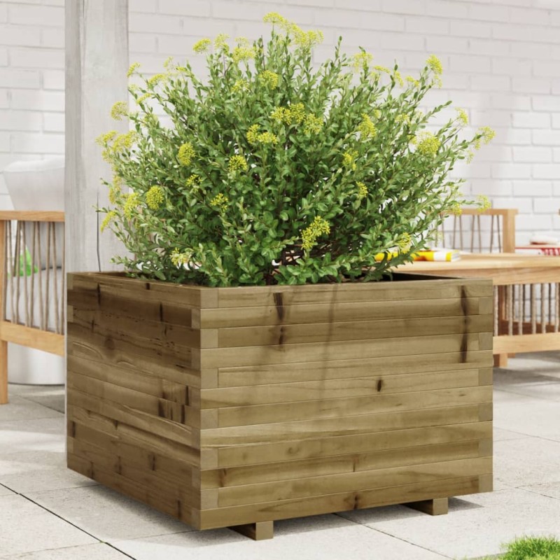 vidaXL Pflanzkübel 70x70x49,5 cm Kiefernholz Imprägniert vidaXL Pflanzkübel 70x70x49,5 cm Kiefernholz Imprägniert