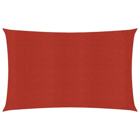 vidaXL Sonnensegel 160 g/m² Rot 3x6 m HDPE