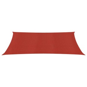 vidaXL Sonnensegel 160 g/m² Rot 3x6 m HDPE