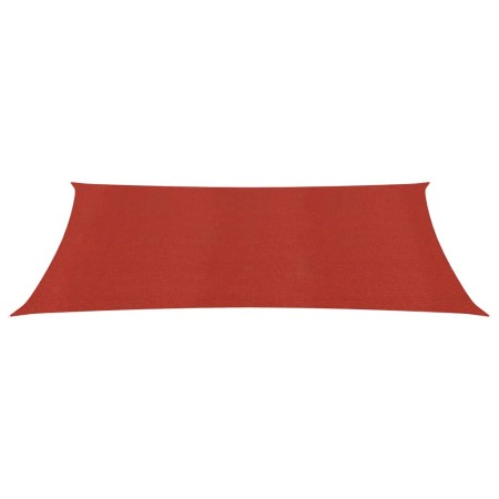 vidaXL Sonnensegel 160 g/m² Rot 3x6 m HDPE