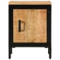 vidaXL Nachttisch 40x30x52,5 cm Raues Massivholz Mango vidaXL Nachttisch 40x30x52,5 cm Raues Massivholz Mango