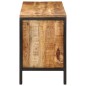 vidaXL Schuhbank 110x35x51 cm Raues Massivholz Mango vidaXL Schuhbank 110x35x51 cm Raues Massivholz Mango