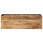 vidaXL Schuhbank 110x35x51 cm Raues Massivholz Mango vidaXL Schuhbank 110x35x51 cm Raues Massivholz Mango