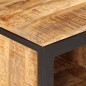 vidaXL Schuhbank 110x35x51 cm Raues Massivholz Mango vidaXL Schuhbank 110x35x51 cm Raues Massivholz Mango
