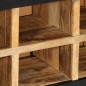 vidaXL Schuhbank 110x35x51 cm Raues Massivholz Mango vidaXL Schuhbank 110x35x51 cm Raues Massivholz Mango