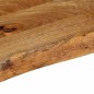 vidaXL Tischplatte mit Baumkante 160x30x2,5 cm Massivholz Mango vidaXL Tischplatte mit Baumkante 160x30x2,5 cm Massivholz Mango