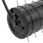 vidaXL Rasenwalze mit Rasenlüfter Schwarz 42 L Eisen und Stahl vidaXL Rasenwalze mit Rasenlüfter Schwarz 42 L Eisen und Stahl