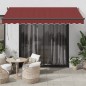 vidaXL Markise Manuell Weinrot 350x250 cm vidaXL Markise Manuell Weinrot 350x250 cm