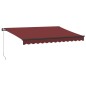 vidaXL Markise Manuell Weinrot 350x250 cm vidaXL Markise Manuell Weinrot 350x250 cm