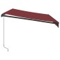 vidaXL Markise Manuell Weinrot 350x250 cm vidaXL Markise Manuell Weinrot 350x250 cm