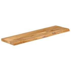 vidaXL Tischplatte mit Baumkante 110x20x3,8 cm Massivholz Mango