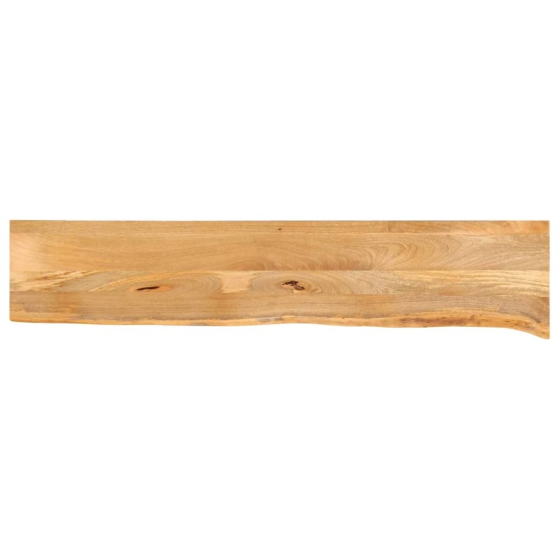 vidaXL Tischplatte mit Baumkante 140x30x3,8 cm Massivholz Mango vidaXL Tischplatte mit Baumkante 140x30x3,8 cm Massivholz Mango