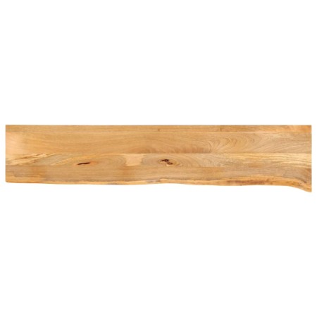 vidaXL Tischplatte mit Baumkante 140x30x3,8 cm Massivholz Mango