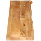 vidaXL Tischplatte mit Baumkante 140x30x3,8 cm Massivholz Mango vidaXL Tischplatte mit Baumkante 140x30x3,8 cm Massivholz Mango