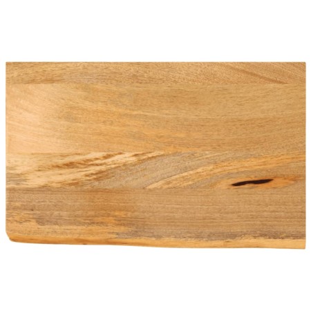 vidaXL Tischplatte mit Baumkante 40x20x3,8 cm Massivholz Mango