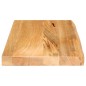 vidaXL Tischplatte mit Baumkante 40x20x3,8 cm Massivholz Mango vidaXL Tischplatte mit Baumkante 40x20x3,8 cm Massivholz Mango