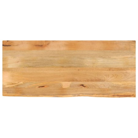 vidaXL Tischplatte mit Baumkante 140x60x2,5 cm Massivholz Mango