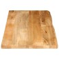 vidaXL Tischplatte mit Baumkante 140x60x2,5 cm Massivholz Mango vidaXL Tischplatte mit Baumkante 140x60x2,5 cm Massivholz Mango