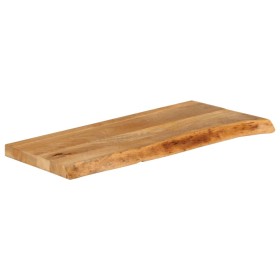 vidaXL Tischplatte mit Baumkante 90x40x2,5 cm Massivholz Mango