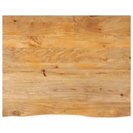 vidaXL Tischplatte mit Baumkante 100x80x2,5 cm Massivholz Mango