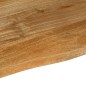 vidaXL Tischplatte mit Baumkante 100x80x2,5 cm Massivholz Mango vidaXL Tischplatte mit Baumkante 100x80x2,5 cm Massivholz Mango