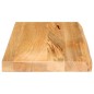 vidaXL Tischplatte mit Baumkante 40x30x3,8 cm Massivholz Mango vidaXL Tischplatte mit Baumkante 40x30x3,8 cm Massivholz Mango