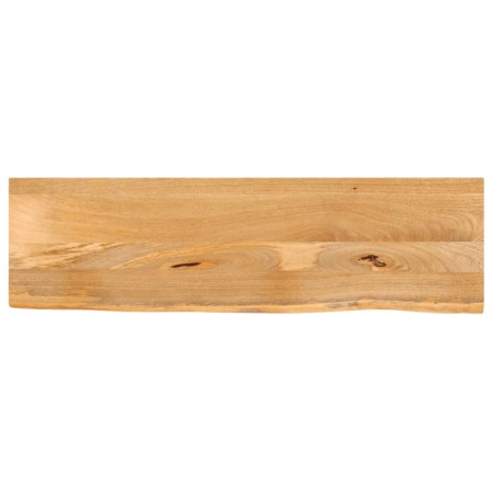 vidaXL Tischplatte mit Baumkante 110x30x3,8 cm Massivholz Mango