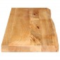 vidaXL Tischplatte mit Baumkante 110x30x3,8 cm Massivholz Mango vidaXL Tischplatte mit Baumkante 110x30x3,8 cm Massivholz Mango