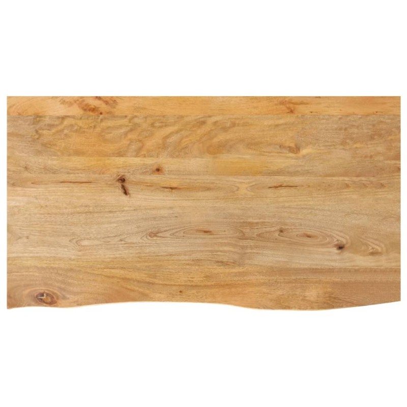 vidaXL Tischplatte mit Baumkante 110x60x2,5 cm Massivholz Mango vidaXL Tischplatte mit Baumkante 110x60x2,5 cm Massivholz Mango