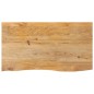 vidaXL Tischplatte mit Baumkante 110x60x2,5 cm Massivholz Mango vidaXL Tischplatte mit Baumkante 110x60x2,5 cm Massivholz Mango