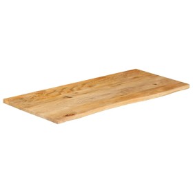 vidaXL Tischplatte mit Baumkante 110x60x2,5 cm Massivholz Mango